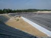 Etanchéité par géomembrane  d'un bassin agricole